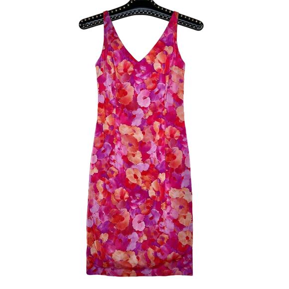 Ticci Tonetto Floral Barbie Bodycon Slip Dress Small - Picture 13 of 13